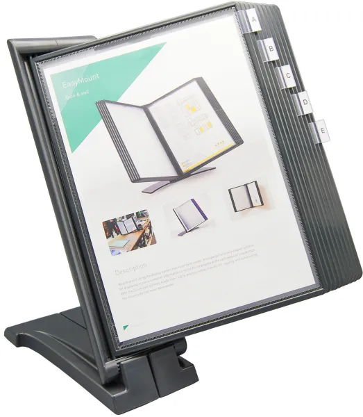 Q-connect Quickfind registersysten antracitgrå