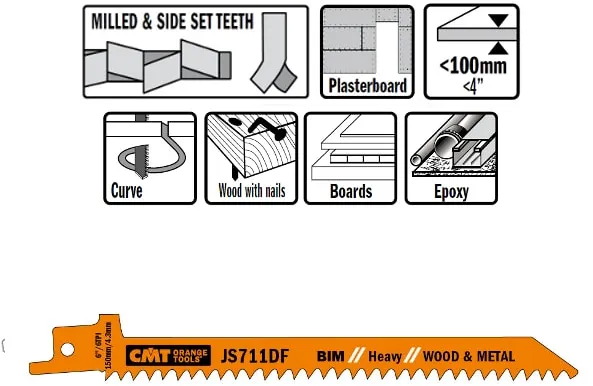Bajonettklinga 150mm BIM Heavy