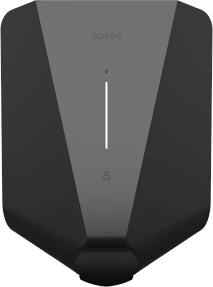 Easee LITE laddstation 11 kW med kWh-mätare, Typ 2, WiFi och 4G, Svart